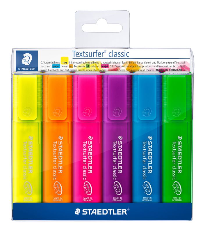 ΜΑΡΚΑΔΟΡΟΣ ΥΠΟΓΡΑΜΜΙΣHΣ 6ΤΕΜ STAEDTLER
